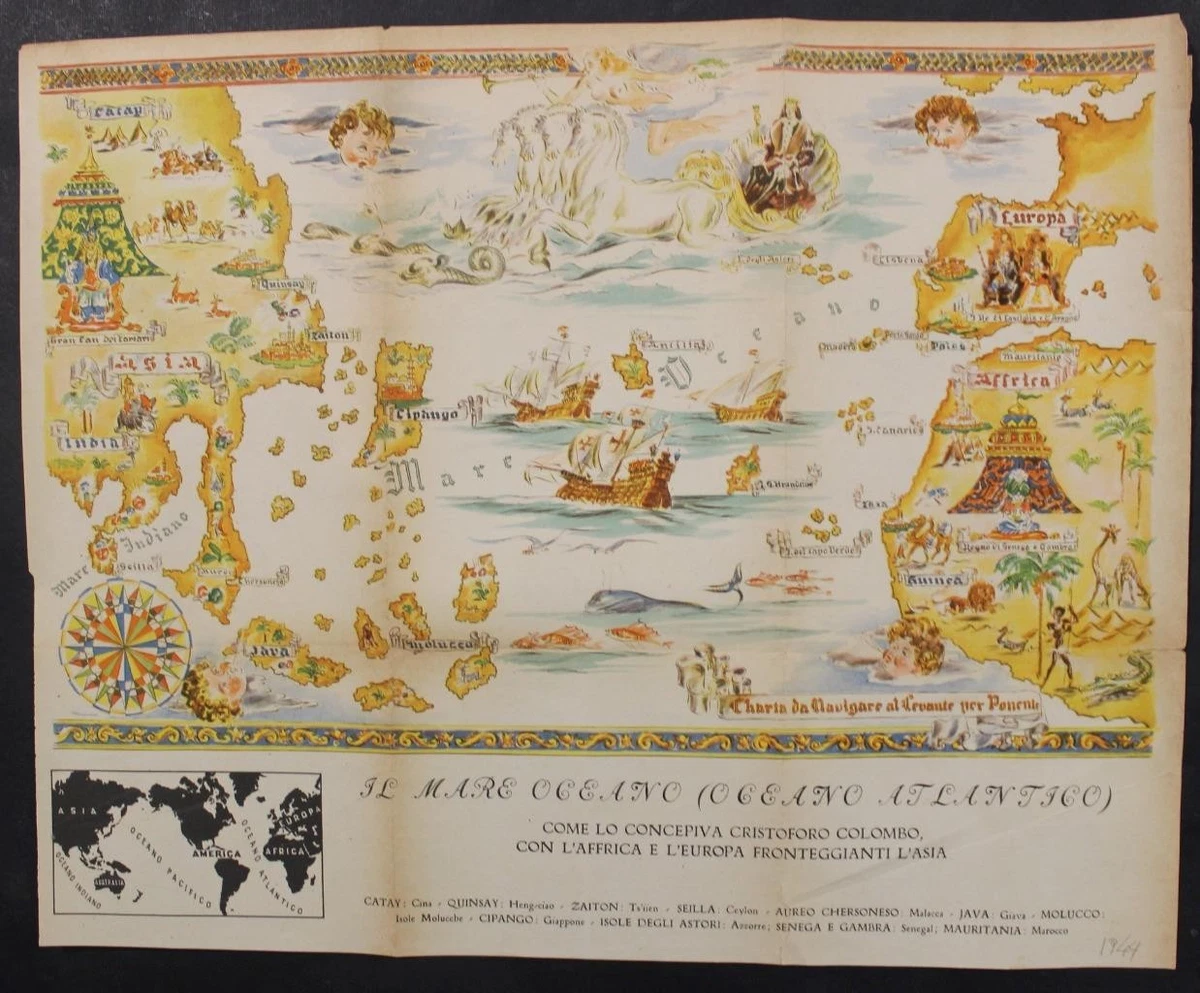 1950年頃 海外　外国 いろいろ ヴィンテージ旅行ガイド 地図 コレクション Preços baixos em Mundo Antigo Original de Mapas e Atlas Mundial