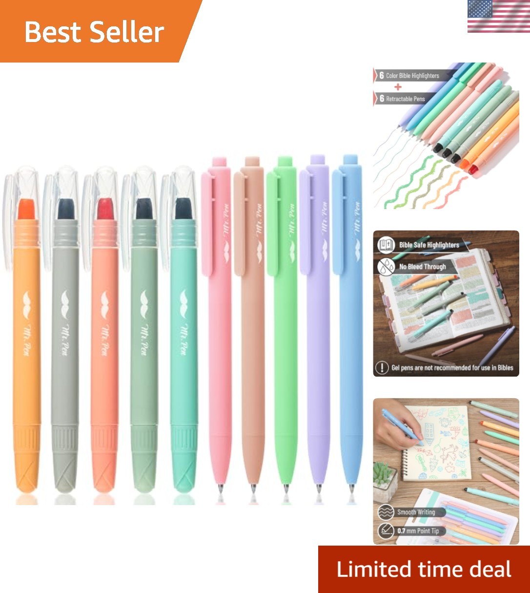 - Bible Highlighters No Bleed, Gel Highlighters, Bible Markers for Study Jour...