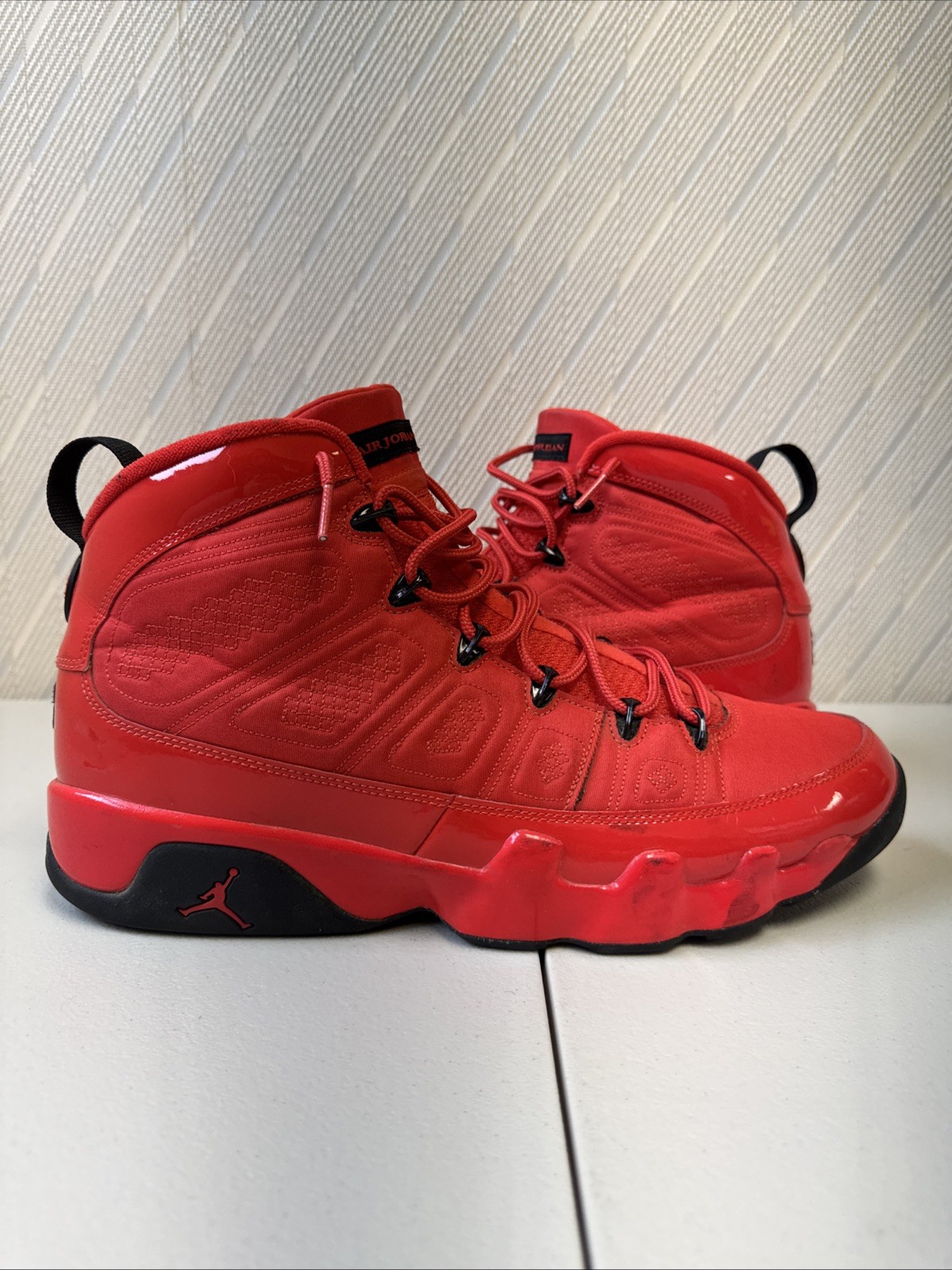 Nike Air Jordan 9 Retro Chile Red Black CT8019-600 Men's Size 13 thumbnail 2
