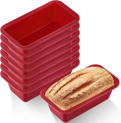 Nonstick Silicone Baking Mold Mini Loaf Cake Pan Bread Toast Mold