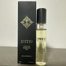Initio Parfums Prives Oud For Greatness Neo EDP MINI Travel Spray .16oz, 5ml NIB