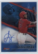 2021 Bowman's Best of Blue Refractor 11/150 Alexander Ramirez #B21-AR Auto 0hw6