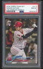PSA 8 2018 TOPPS TEAM SET LOS ANGELES ANGELS SHOHEI OHTANI RC #A17