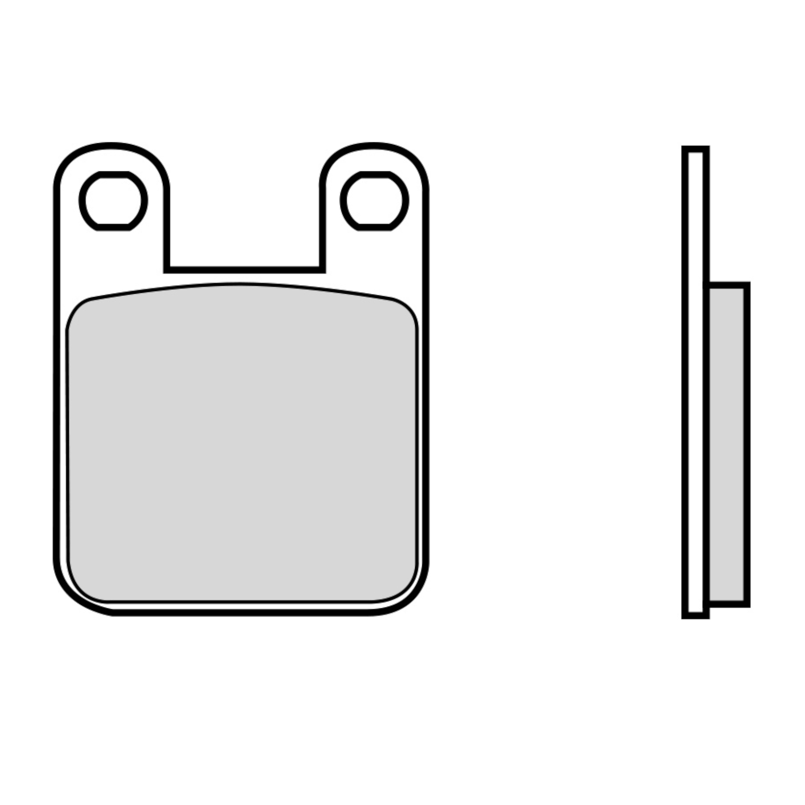 Brake Pads for SHERCO 1.25 TRIAL 2018 Rear Street Brembo - Image 7