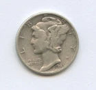 1945-D  Mercury Dime - 90% Silver - Free Shipping