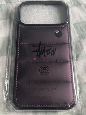 Mother Of Pearl Stussy Iphone 17 Pro Max Puffer Case Skin Limited Make Quality A