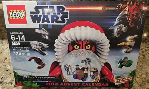 LEGO 9509 STAR WARS ADVENT CALENDAR 2012 Santa Darth Maul NEW Sealed RARE