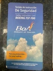 BOA - BOLIVIANA DE AVIACION B737-700 REV02 ABR2023 SAFETY CARD
