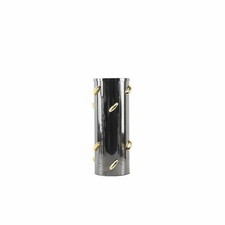 Metal Flower Vase Light Luxury Design Modern Tabletop Vase for Living Room