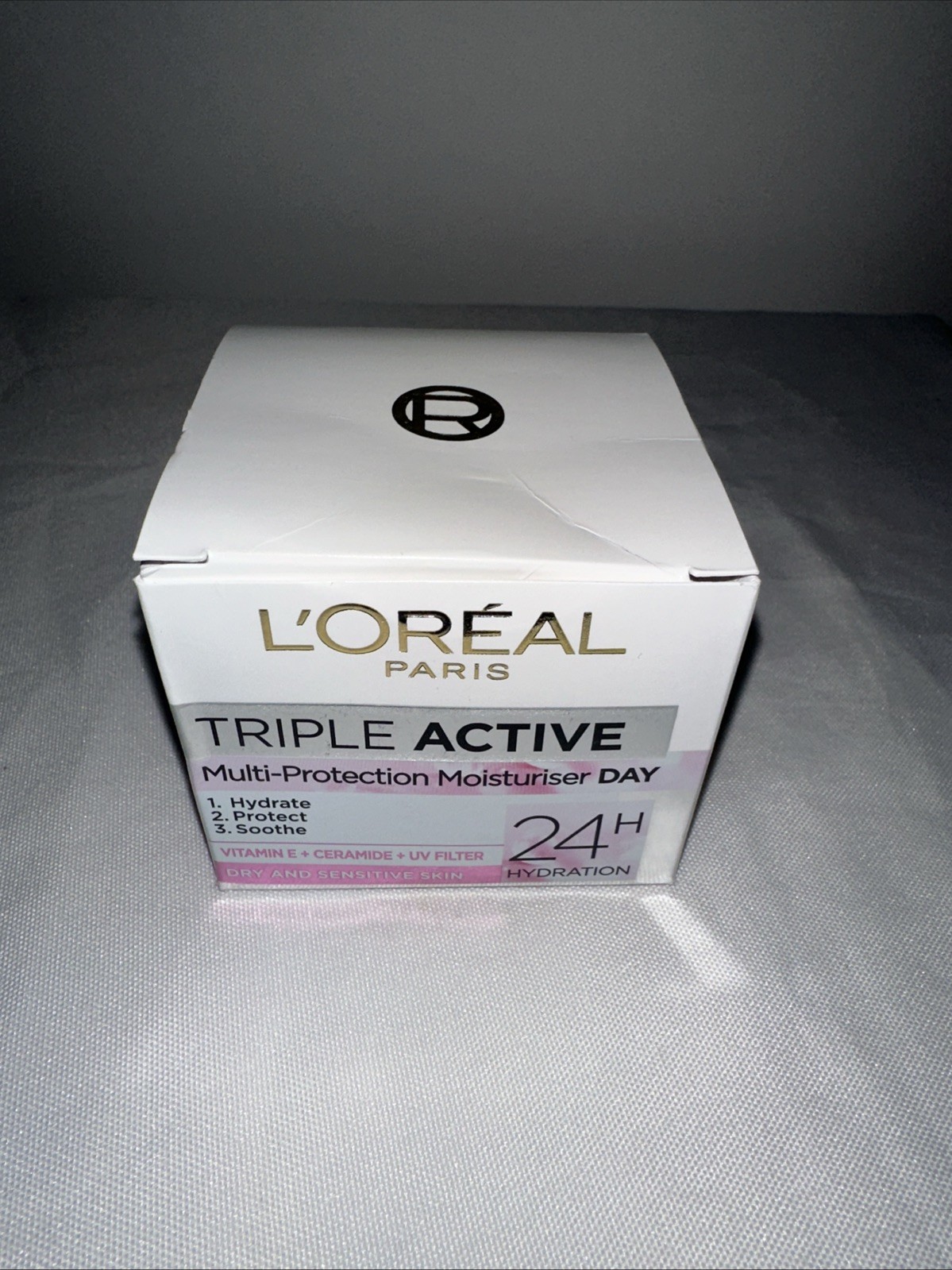 L'Oreal Triple Active Multi-Protection 24Hr Day Moisturizer Sensitive Skin 50 Ml