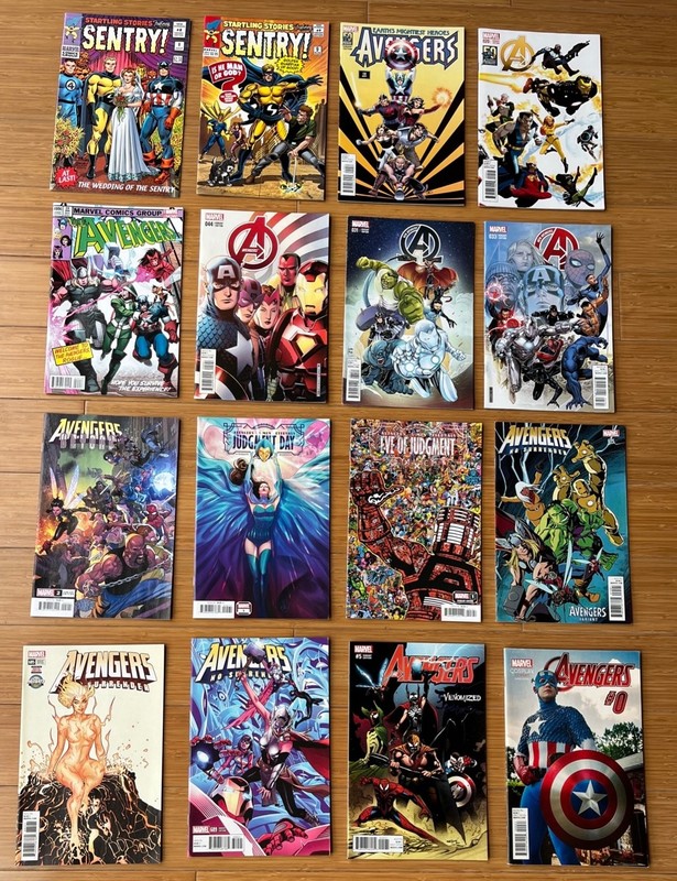 AVENGERS 16x Marvel Comics VARIANTS Bundle 2005-2023 BENDIS HICKMAN WAID EWING
