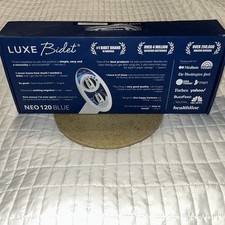 Luxe Bidet Neo 120 Blue Self Cleaning Nozzle Fresh Water Non Electric New In Box