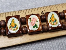 Vintage Bracelet St Therese Of Lisieux Christian Religious B69