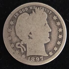 1897 O  Barber Quarter Good 90% Silver Philadelphia Mint