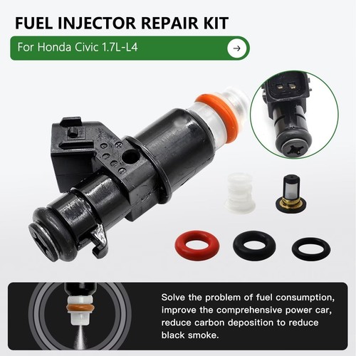 FJ488,TK488 Fuel Injector Repair Kit with O-Rings Filters Seals Caps For 2003... - Picture 5 of 6