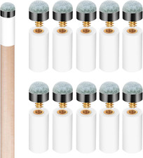 10 Sets Pool Cue Tips Replacement Kit 12Mm/13Mm Blue 
