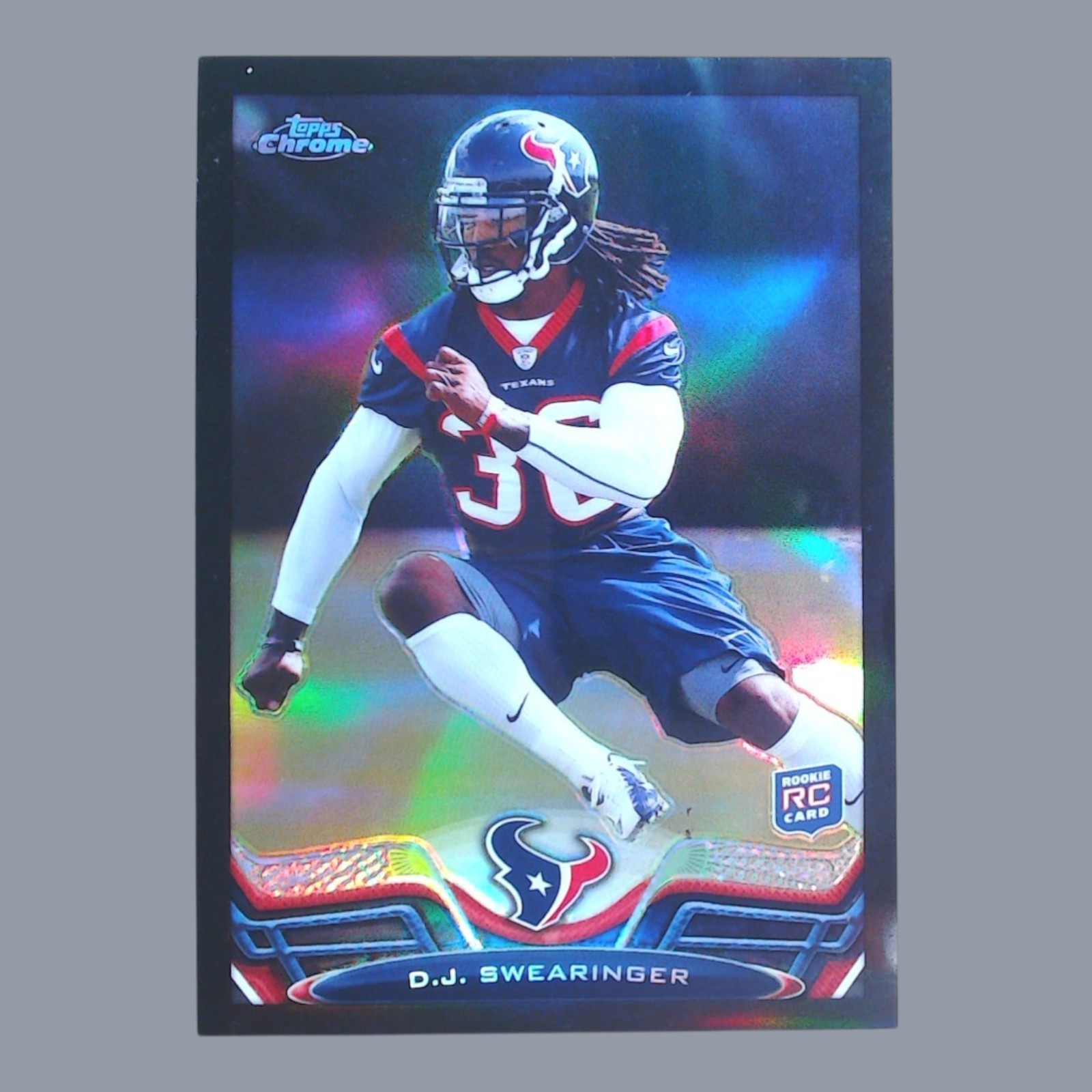 DJ Swearinger Topps Chrome #9 Black Refractor
