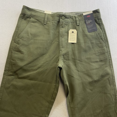 Levi's XX Chino Authentic Pants Men's 32x34 Green Preppy Relaxed Straight Leg - Picture 2 of 14