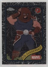 2025 Topps Chrome Marvel Comics Spider Web Refractor /399 Kid Juggernaut 11ao