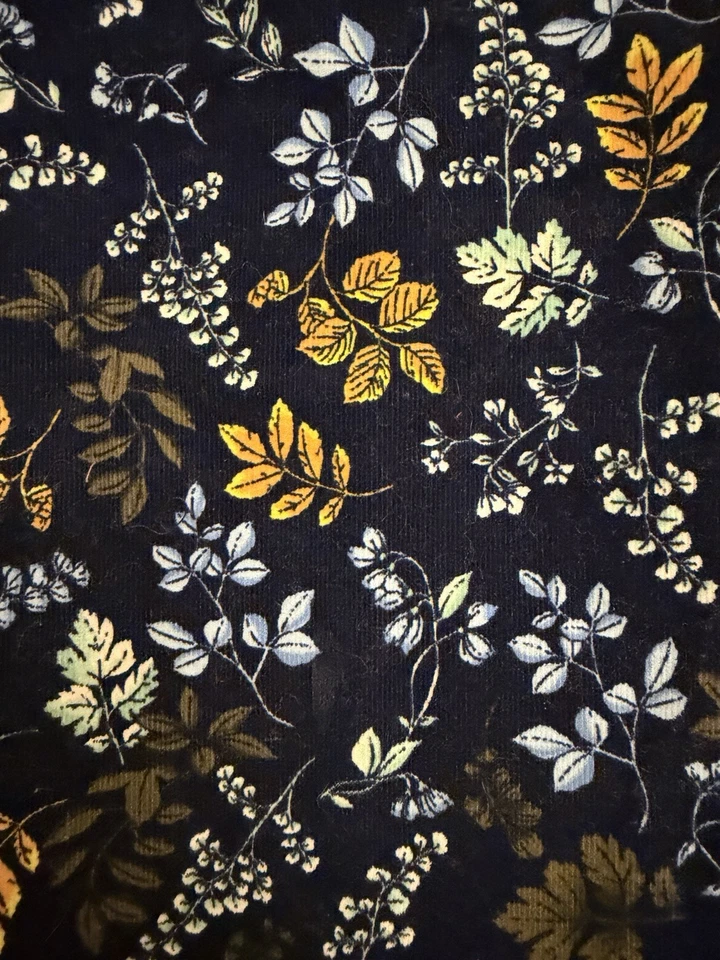 Falda Talbots Pana Floral Línea A Talla 4 – Azul Marino Multicolor – Bolsillos – Nueva con Etiquetas Foto 3 de 4