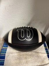 Wilson GRT Juego Oficial Cuero Preparado Fútbol NFHS Juego Listo