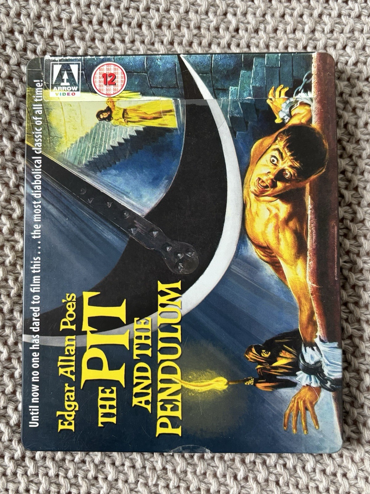 New The Pit And The Pendulum Arrow Video Steelbook Allan Poe Movie Blu Ray