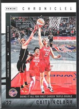 Caitlin Clark Basketball Card 2025 Panini Chronicled #5 Indiana Fever