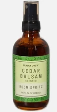 2-Pack Trader Joe's Cedar Balsam Room Spritz Spray 4oz Holiday Seasonal NEW 2025