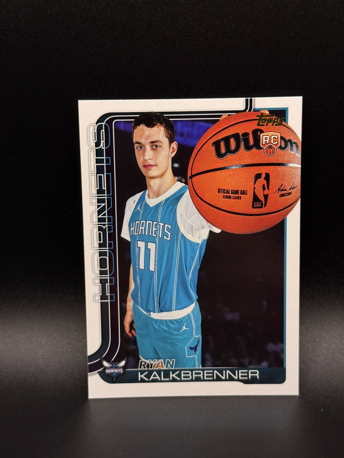 2025 Topps NBA Flagship Ryan Kalkbrenner Golden Mirror Image Variation RC #234