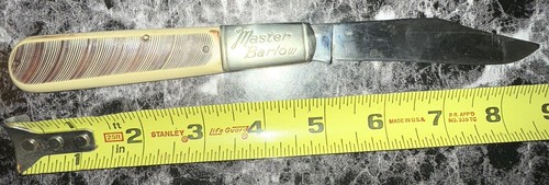 VINTAGE MASTER BARLOW FOLDING POCKET KNIFE COLONIAL SINGLE 4" BLADE PROV. USA - Picture 4 of 10