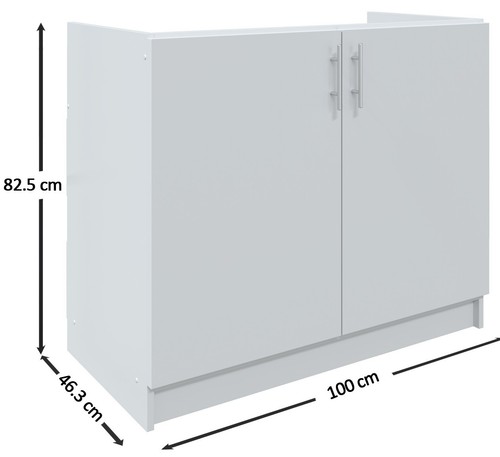 JD Greta Kitchen Units 300-1200mm Wall Base Sink Oven Cabinets - White Gloss - Picture 72 of 158