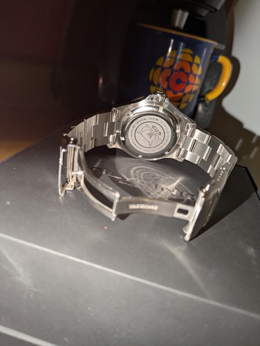 Reloj de buceo automático Glycine Combat Sub GL0083 esfera negra + pulsera OEM equipada - Imagen 18 de 22