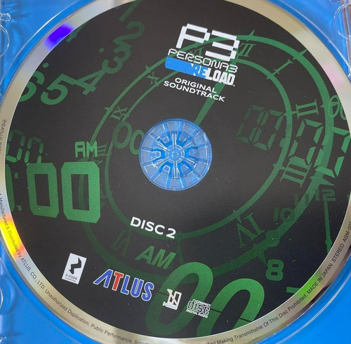 Persona 3 Reload colonna sonora originale Atlus Sega gioco CD musicale con scheda bonus - Foto 7 di 7