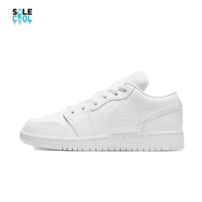 靴 NIKE AIR JORDAN1 LOW Triple White 553560 Nike Air Jordan 1 Retro AJ1 Low Triple White Shoe 553560-130