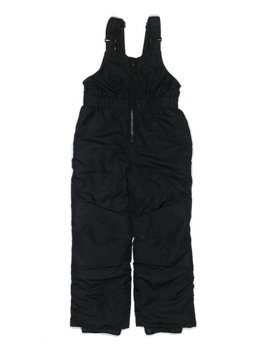 Kids Snow Pants/Bib Overalls, (Boys/Girls) Unisex, Black, XS 4/5 - Picture 4 of 12