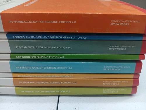 ATI Content Mastery Series Review Modules Set 8 Books Study Test RN Nursing - Picture 2 of 4