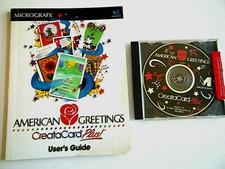 American Greetings CreataCard Plus 1996 CD  User Guide,Ver 1.01 Win 95 or 3.1