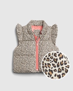 baby leopard vest
