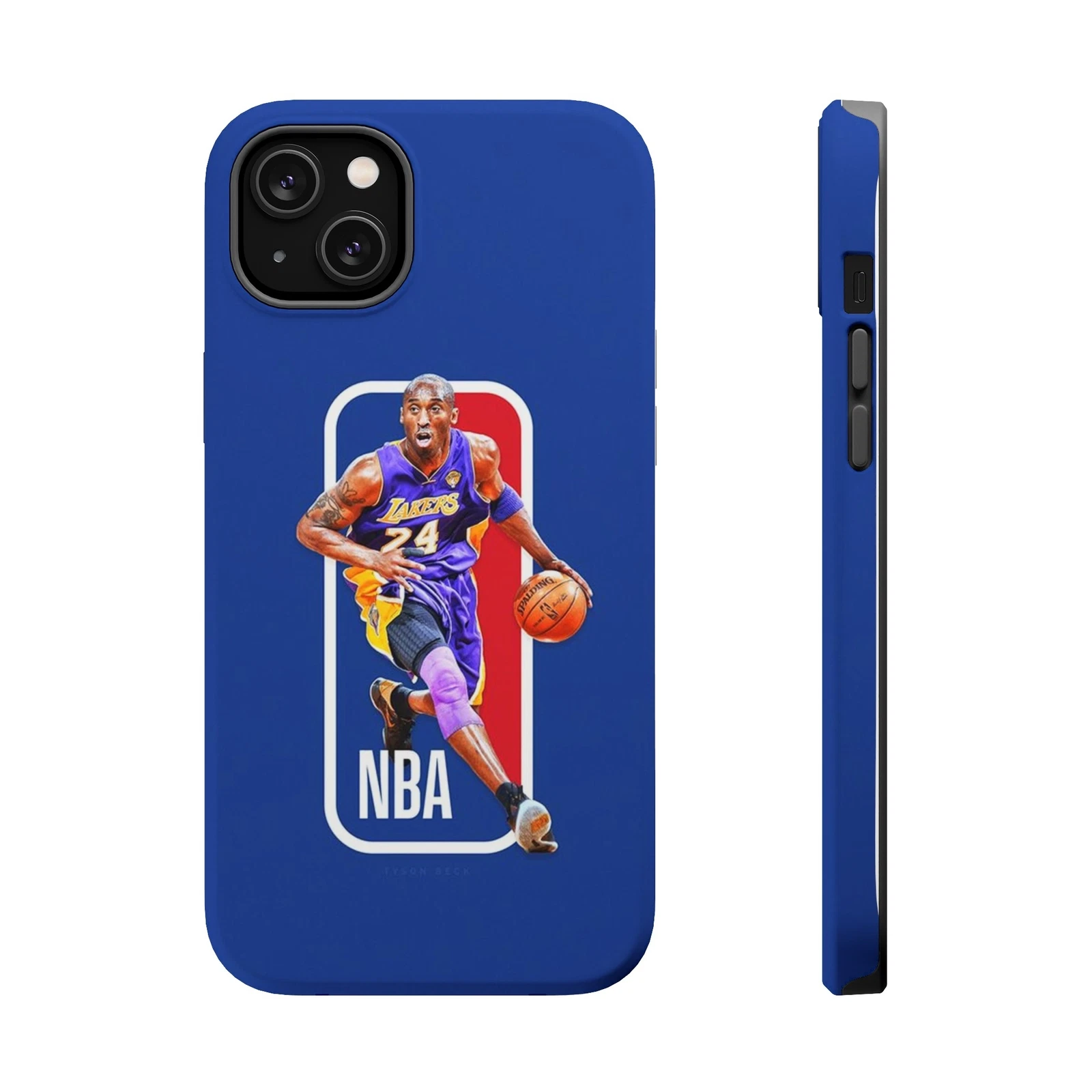 Kobe Bryant NBA Logo, Black Mamba Phone Case