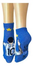 LIONEL MESSI - Short Socks -Cotton - Adults - Unisex - Single Size 35-44