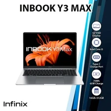 Inifnix Inbook Y3 Max Windows PC Laptop (Silver/16GB RAM 512GB SSD/NEW)