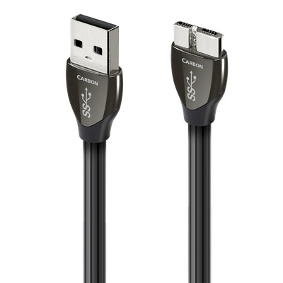 AudioQuest Carbon USB 3.0 A to Micro B 3.0 Digital Audio Cable (5.0 meters)