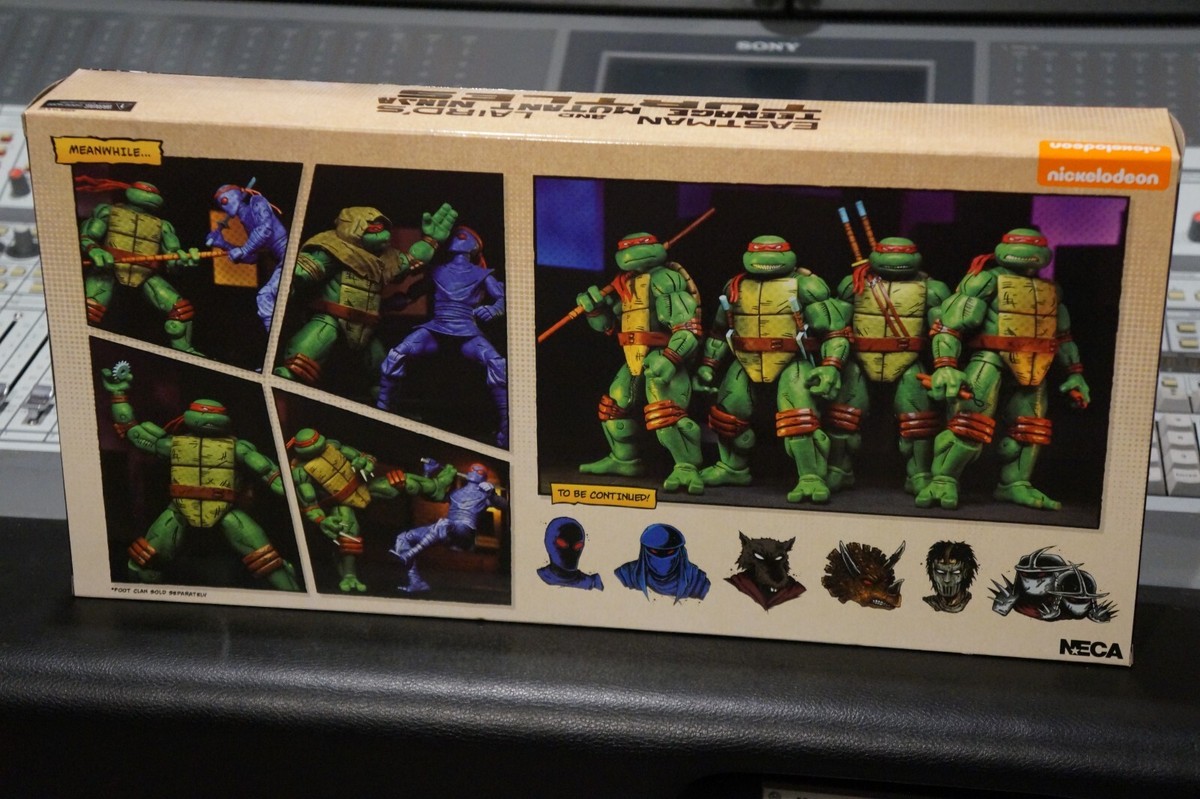 NECA TMNT ユニバーサルモンスターズ　4体セット Universal Monsters x TMNT: Black & White Turtles 4 Pack - 7