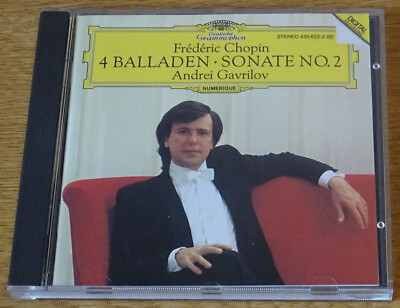 CD Frédéric Chopin: 4 Balladen / Klaviersonate No. 2 - Andrei Gavrilov