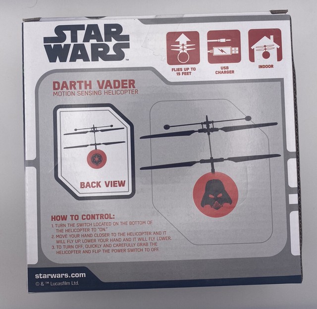 Disney Star Wars Darth Vader Yoda Motion Sensing Helicopter Flying Ball for sale online | eBay