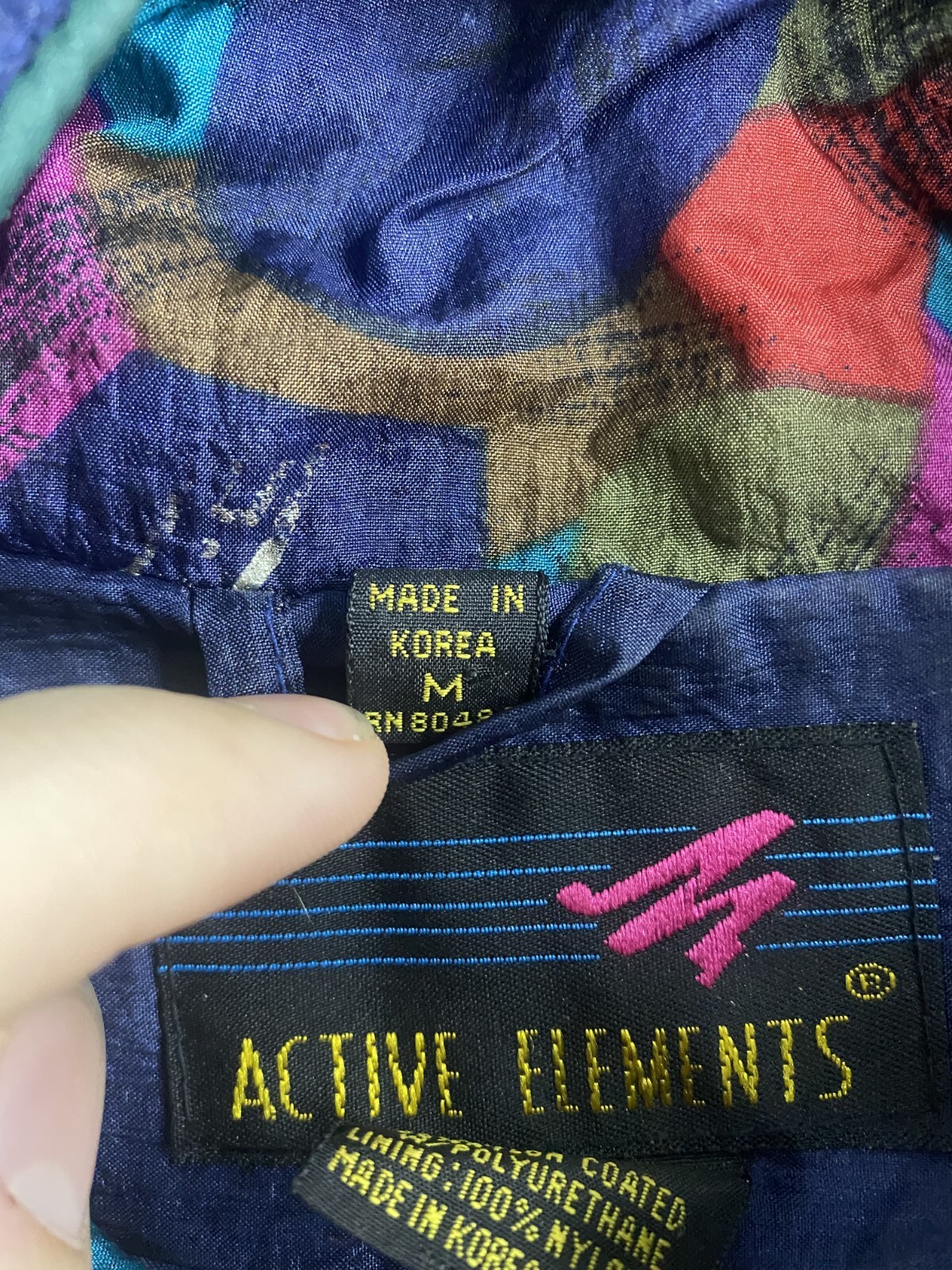 VTG Active Elements Jacket Women's Medium Multico… - image 3