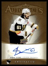 2021-22 Upper Deck Artifacts 2005-06 Retro Auto Facts Mark Stone Auto Vegas