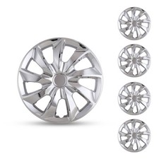 16 Hubcaps Wheel Covers Snap On Chrome Hub Caps Fit Suv Car Truck R16 Tire New