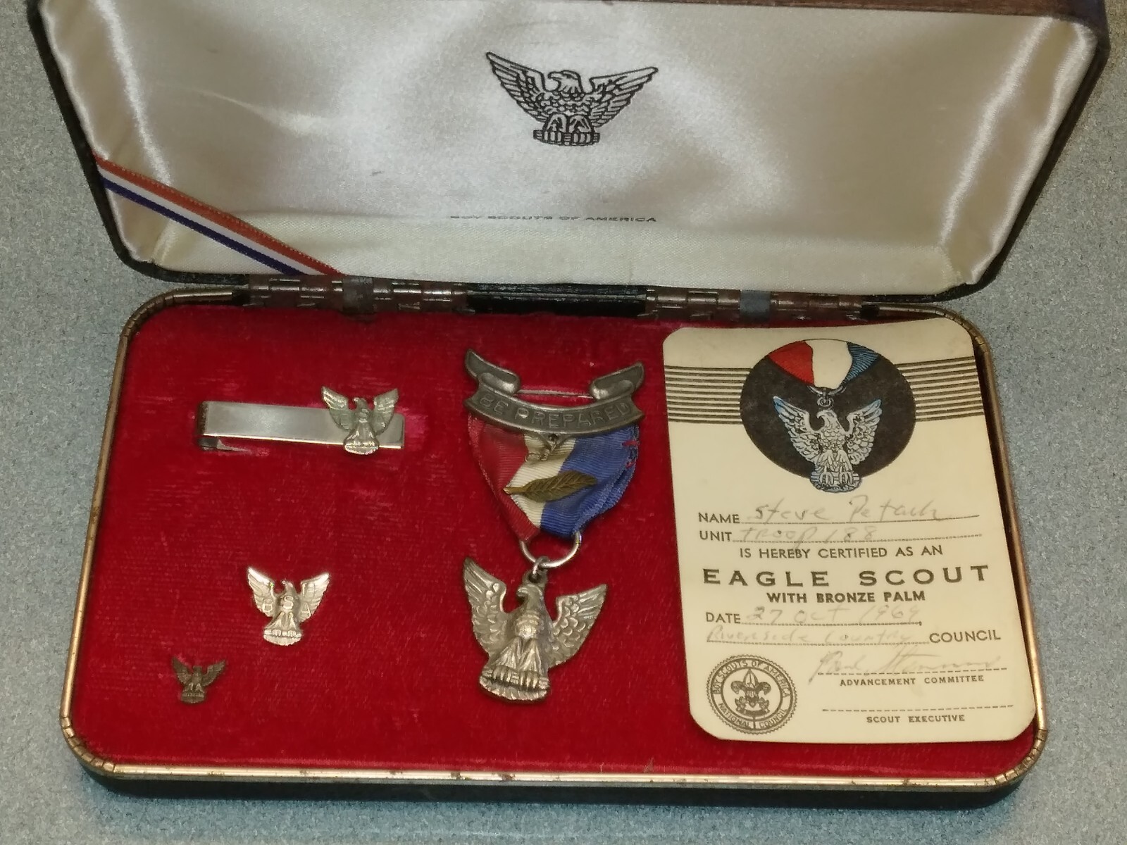 Eagle Scout Medal Set 1969 eBay