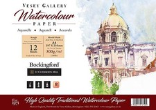 Bockingford  Water Colour Pad. Rough. Made in UK by Vesey Gallery A4 to A2